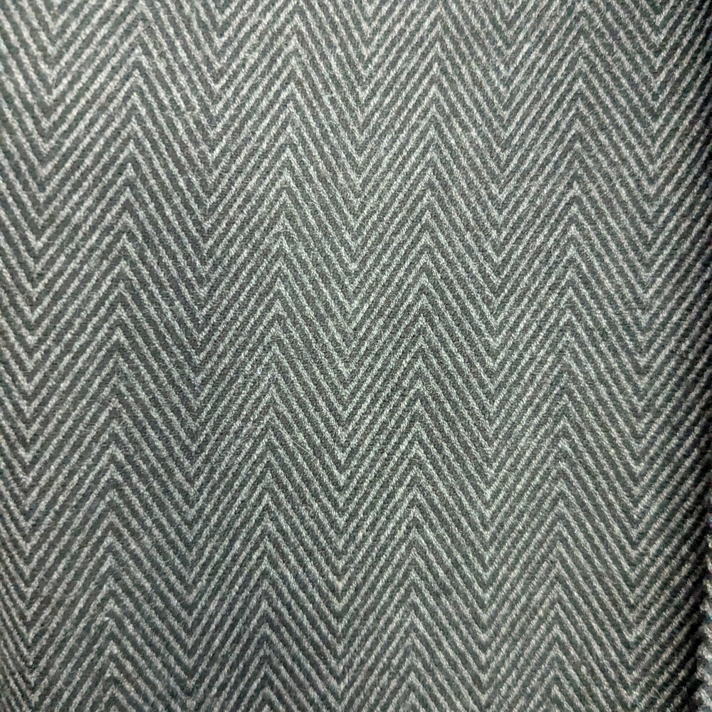 Anthropologie Gray Herringbone Wide Leg Pants Sz 4 - Picture 7 of 14